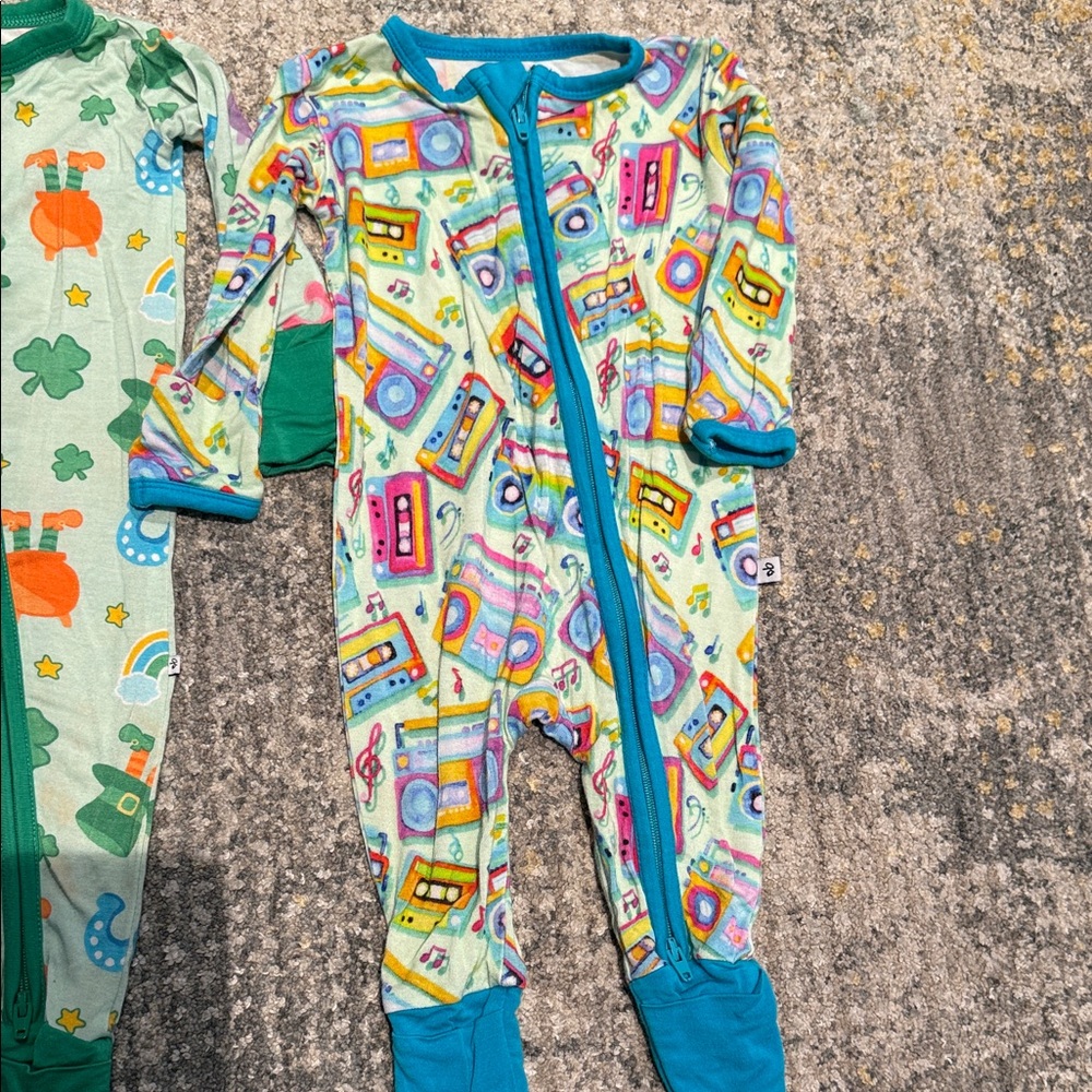 Cozy Critters Kids Footies - Multicolor Fun - Picture 4 of 6